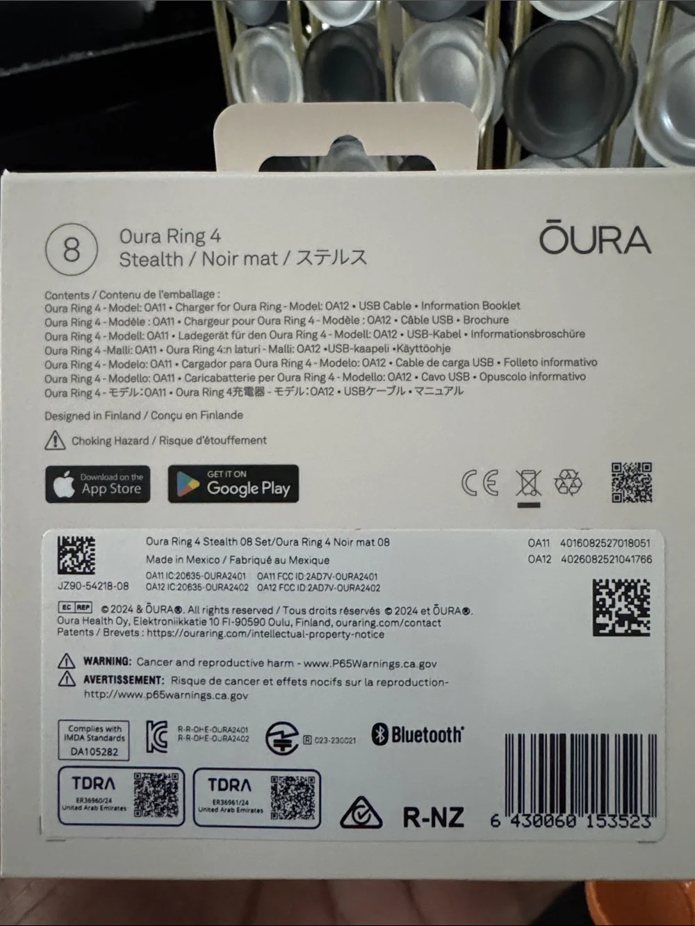 Oura brand new